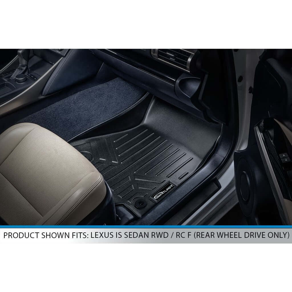 SMARTLINER Floor Liners for 2014-2026 Lexus IS (Sedan Rear Wheel Drive Only)