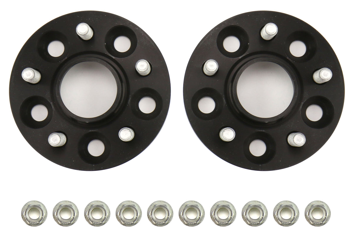 H&R Springs Trakplus Wheel Spacer 5x100 20mm Black Pair - Subaru Models (inc. 2002-2014 WRX)