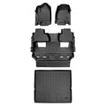 SMARTLINER Floor Liners for 2015 - 2020 Chevy Tahoe / GMC Yukon (2nd Row Bucket)