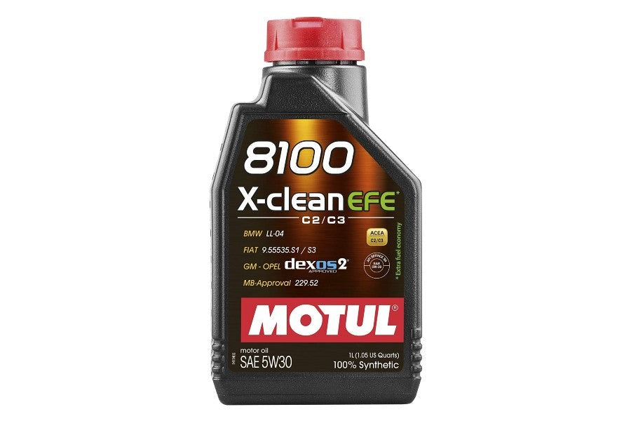 Motul 8100 X-Clean EFE 5W30 Synthetic Engine Oil (1 Liter Bottle)