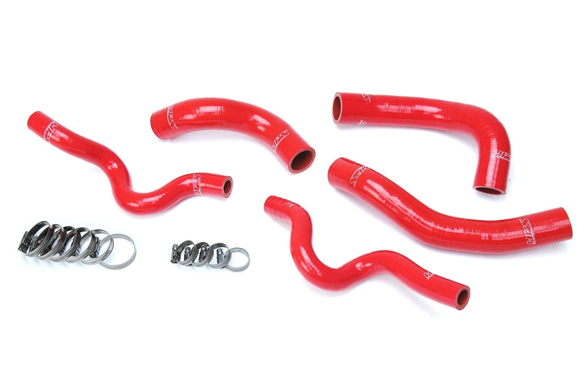 HPS Reinforced Red Silicone Radiator Hose Kit Coolant Hyundai 13-17 Veloster 1.6L Turbo