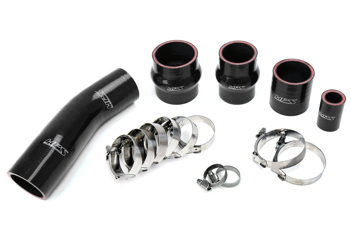 HPS Black High Temp Reinforced Silicone Intercooler Hose Boots Kit Toyota 1991-1995 MR2 2.0L Turbo