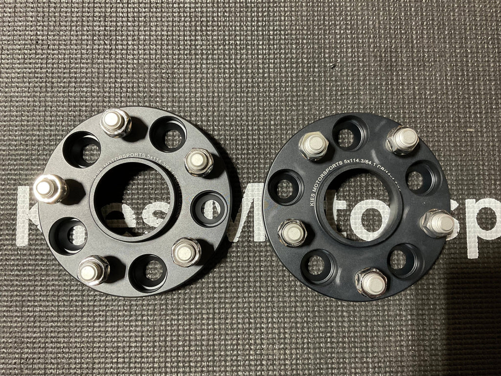 OPEN BOX - Kies Spacers 5x114 Bolt Pattern (20mm Thickness) Center Bore 64.1