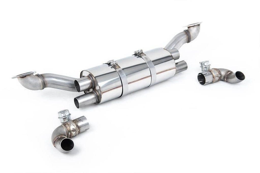 Milltek Porsche Rear Silencer Fits to OE Side Silencers and with OE Tips