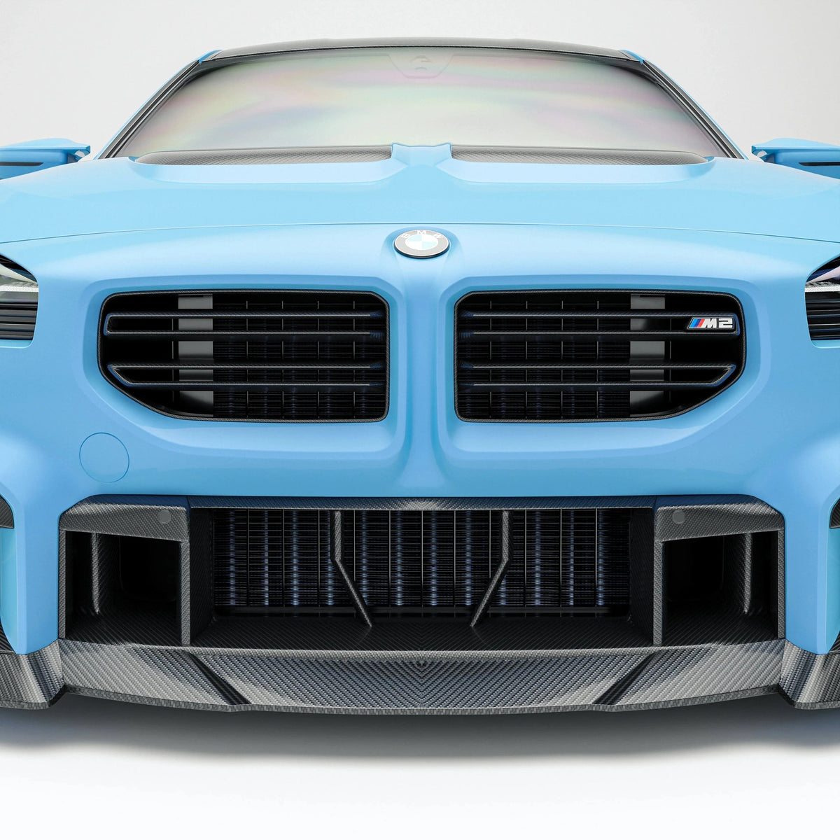 Revozport Carbon Fiber Front Bumper Air Intake for BMW G87 M2