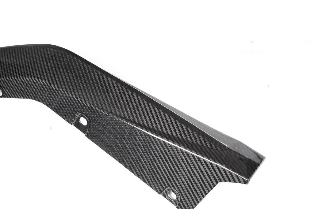 G8X Dry Carbon Fiber Rear OEM Style Replacement Bumper Splitters