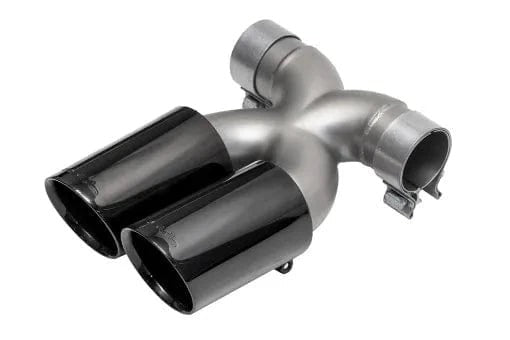 Porsche 987.2 / 981 Cayman / Boxster Bolt-On X-Pipe With Tips - Chrome Double Wall