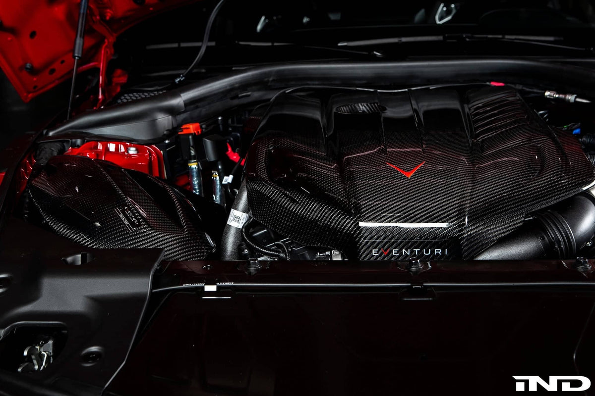 Eventuri G29 Z4 / A90 Supra (B58) Black Carbon Engine Cover