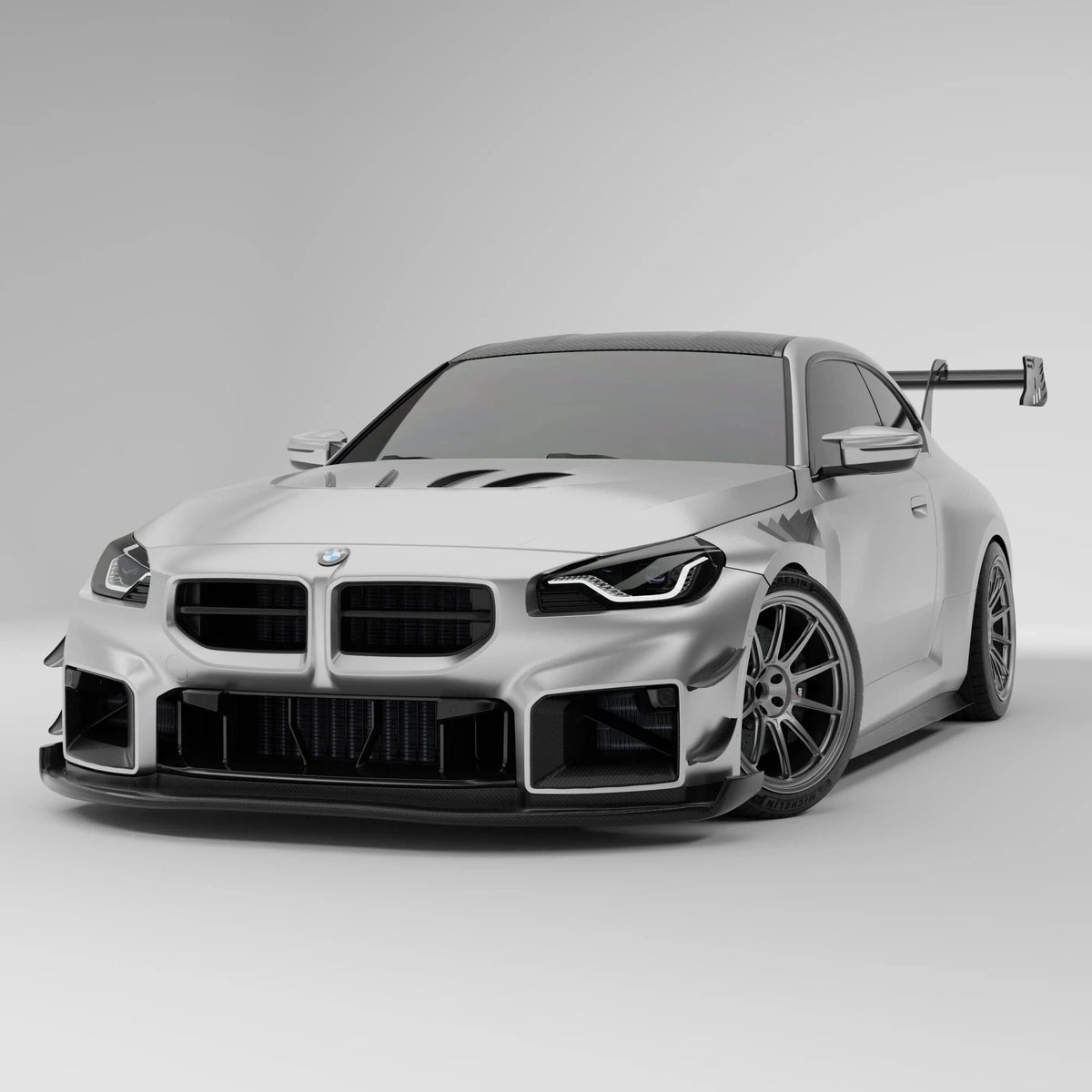 Revozport Carbon Fiber Front Grill for BMW G87 M2