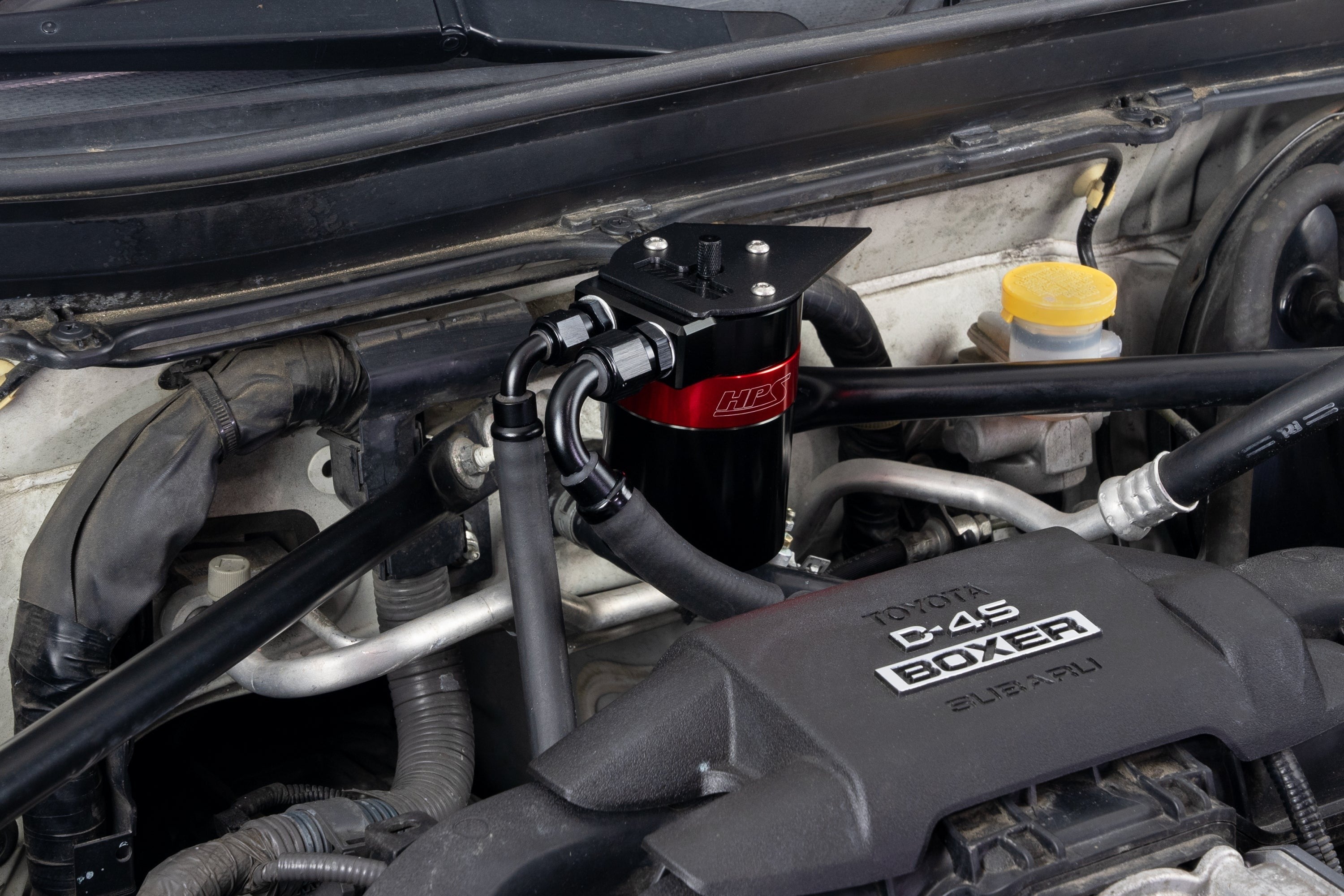 HPS Aluminum Oil Catch Can Kit 2013-2020 Subaru BRZ 2.0L FA20D, 860-030, Open Box