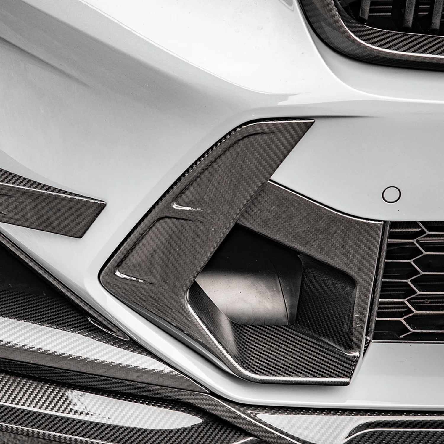 F97/F98 X3M, X4M SQ Style Dry Carbon Front Side Vents