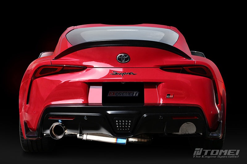 Tomei Single Exit Full Titanium Expreme Ti Exhaust Muffler Kit Type-R - 2020-2024 Toyota GR Supra