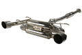 Invidia Gemini R400 Dual Tip Catback Exhaust - Stainless Steel Tips - 2013-2021 Scion FR-S / Subaru BRZ / Toyota 86