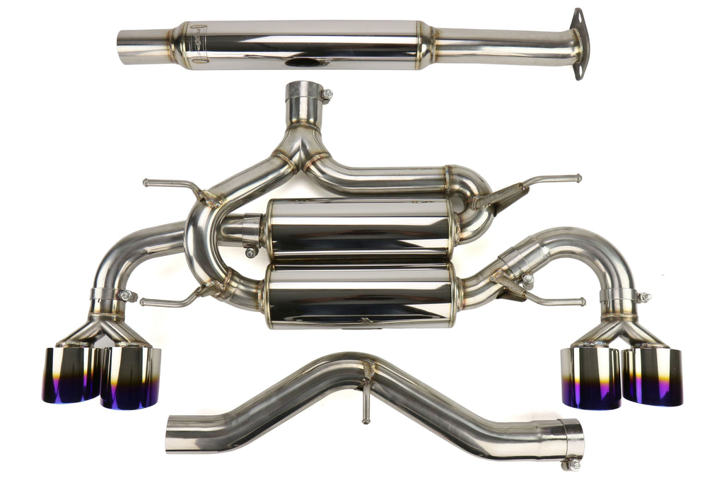 MXP SP Cat Back Exhaust w/ Burnt Tips - 2014-2016 Scion FR-S RS 1.0