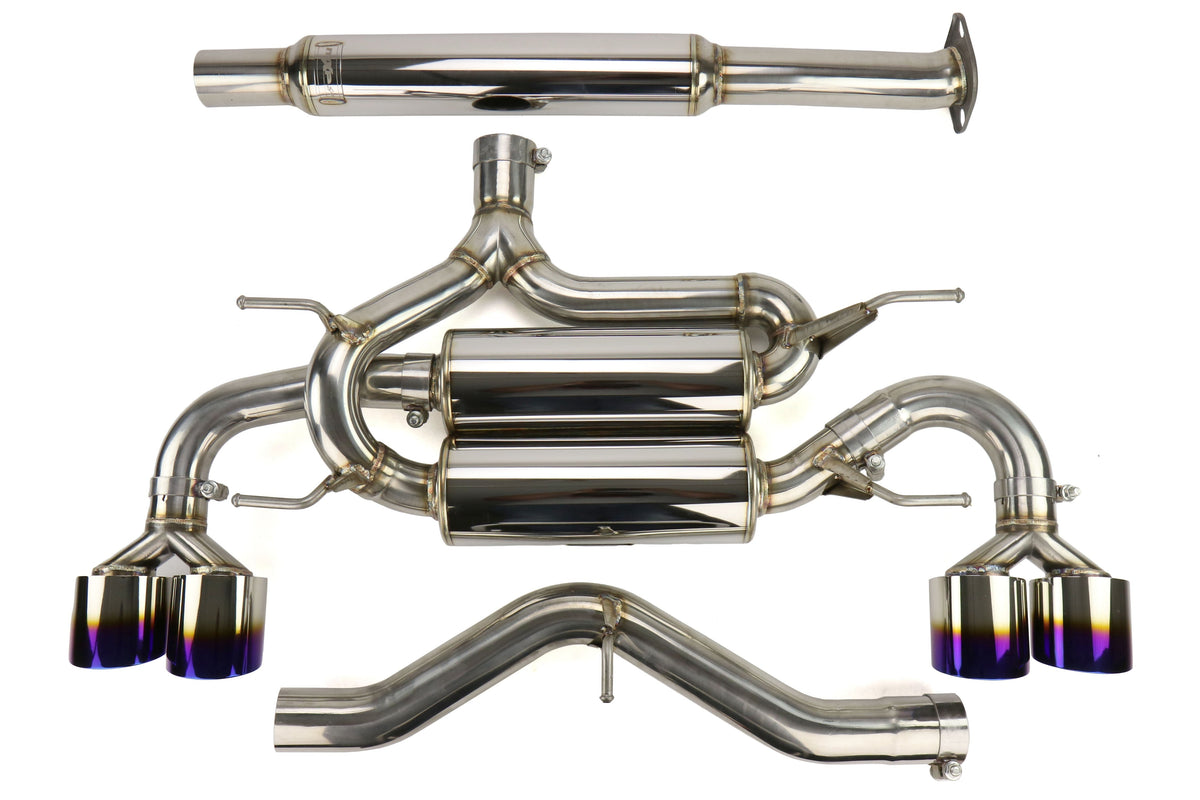 MXP SP Cat Back Exhaust w/ Burnt Tips - 2014-2016 Scion FR-S RS 1.0