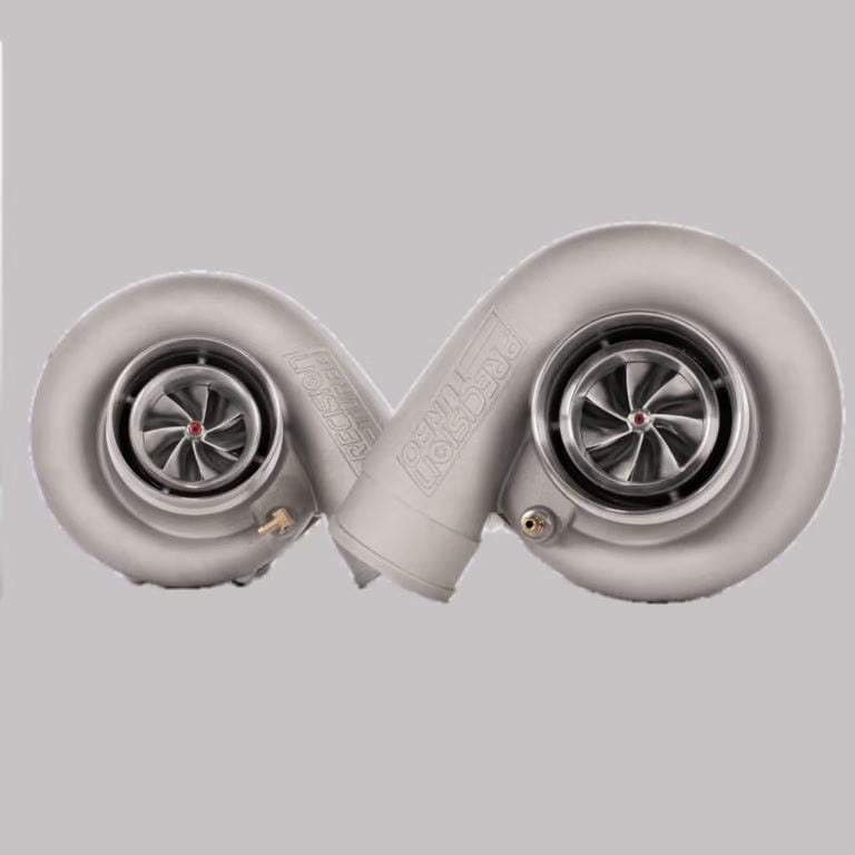 Precision Turbo & Engine R/R NEXT GEN PT6870 BB HP CC W/ T4 STAINLESS V-BAND IN/OUT .81 A/R (T4 SIZED TURBINE HOUISNG)
