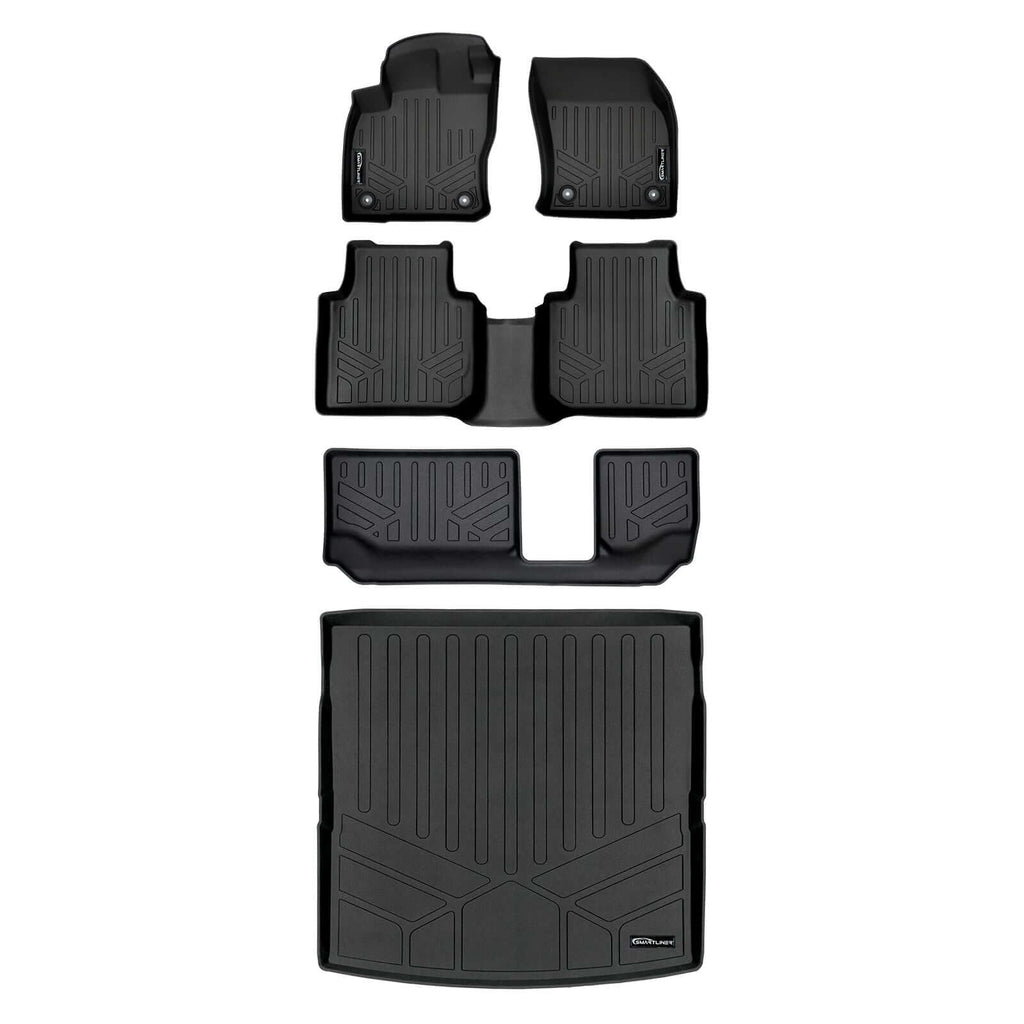 SMARTLINER Floor Liners for 2018-2024 Volkswagen Tiguan (7 Passenger)