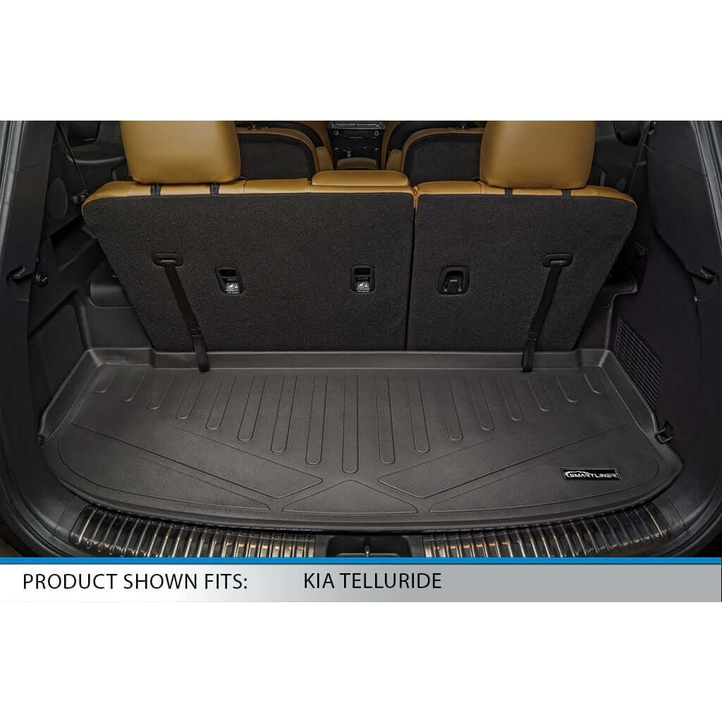SMARTLINER Custom Fit Floor Liners For 2020-2025 Kia Telluride with 2nd Row Bucket Seats No Center Console and No In Between Coverage