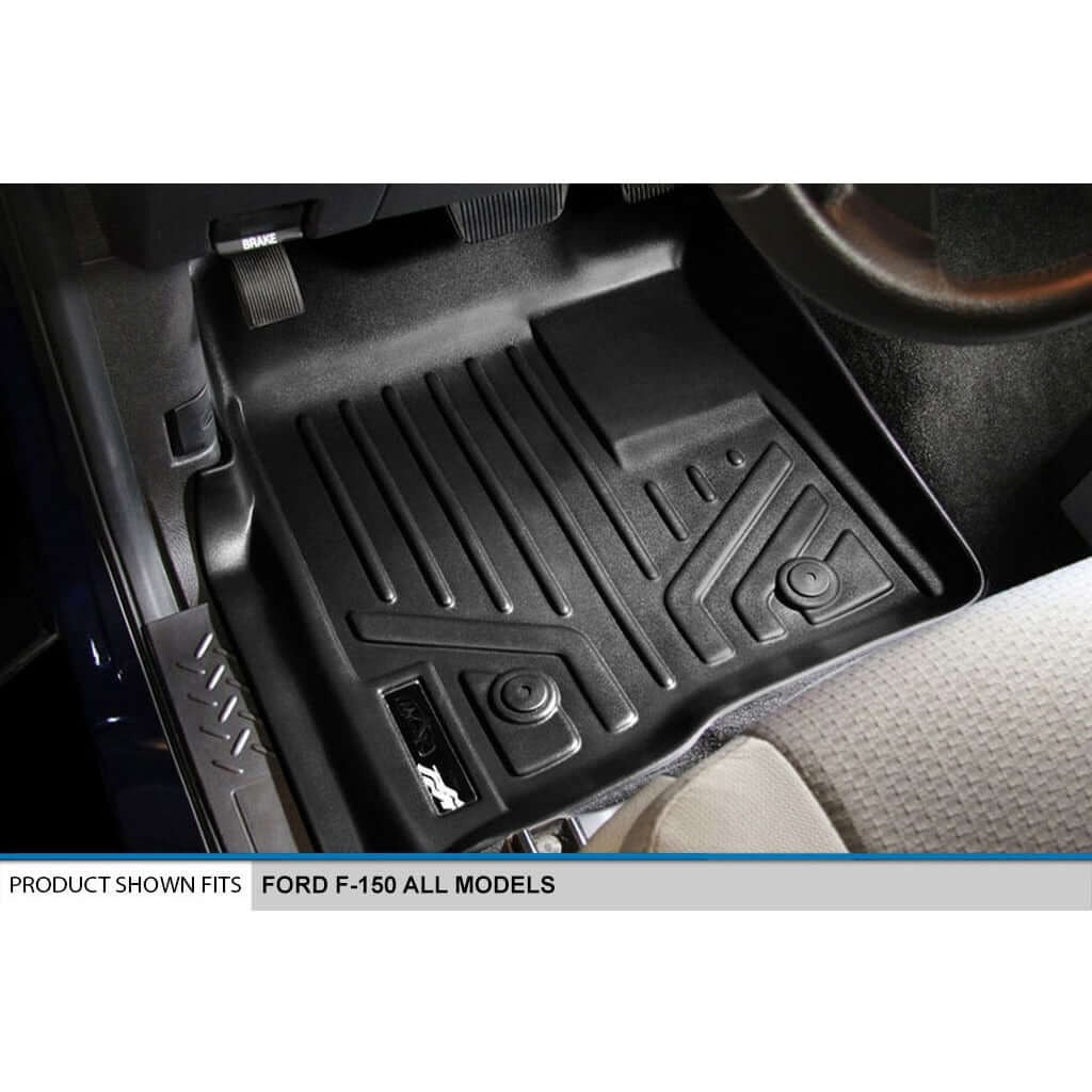 SMARTLINER Custom Fit Floor Liners For 2011-2014 Ford F-150 SuperCrew Cab