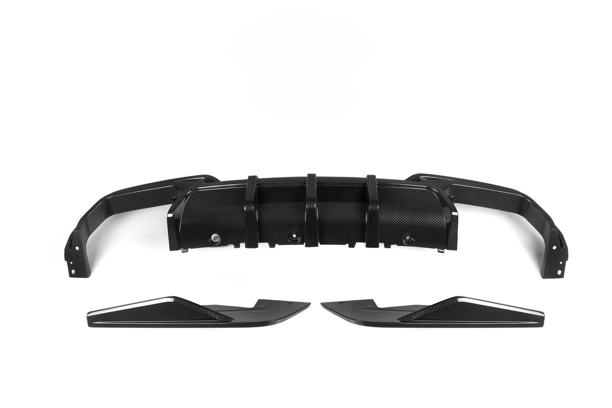 F91/F92 M8 SQ Style Dry Carbon Fiber Diffuser