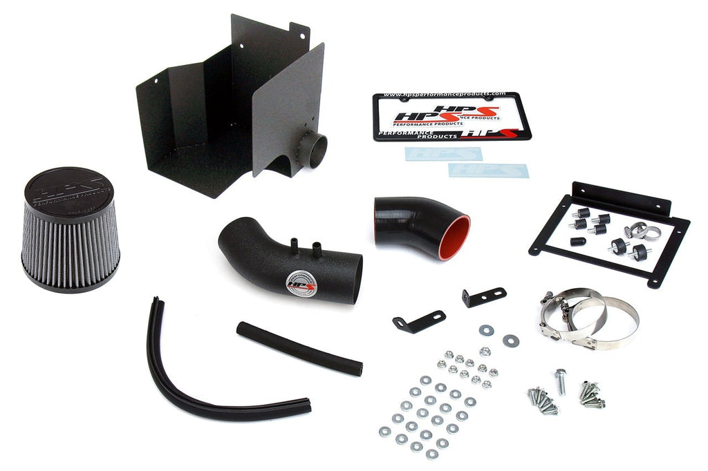 HPS Shortram Air Intake Kit 2013 Kia Forte5 2.0L, Includes Heat Shield, Black