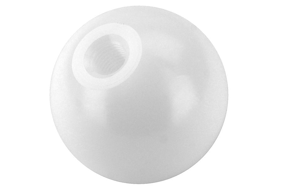 Killer B Motorsport WRC Style Round Shift Knob White Brushed 6MT - Subaru 6MT Models (inc. 2004+ STI / 2015+ WRX)