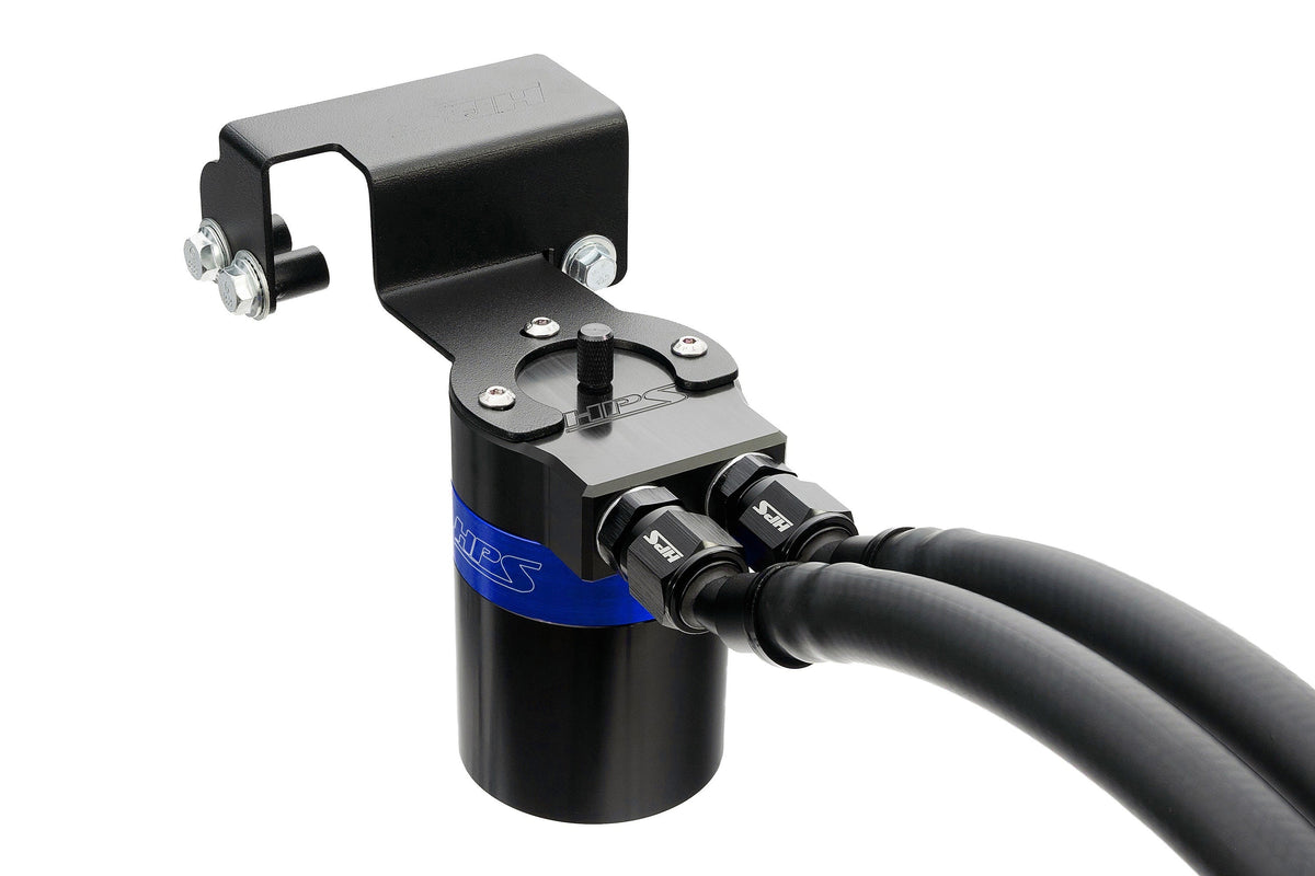 HPS Performance Aluminum Oil Catch Can Kit 2023-2026 Toyota Sequoia 3.4L V6 Twin Turbo, 860-003