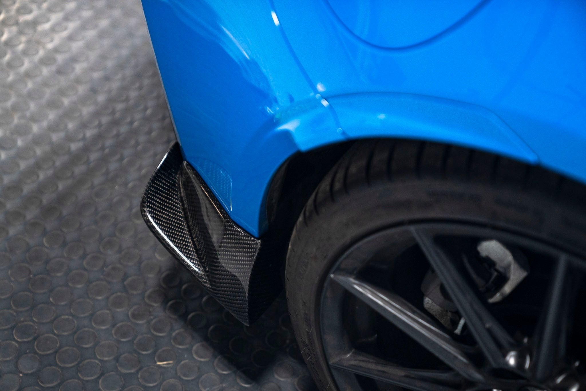 OLM Carbon Fiber CS Style Rear Bumper Lips - 2022+ GR86 / BRZ