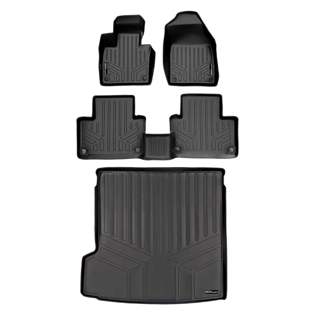 SMARTLINER Custom Fit Floor Liners For 2021-2026 Volvo XC90 (7 Passenger Models)