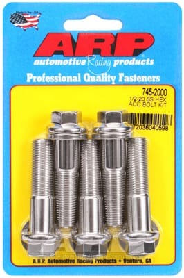 ARP 1/2-20 x 2.000 Hex SS Bolts (Set of 5)