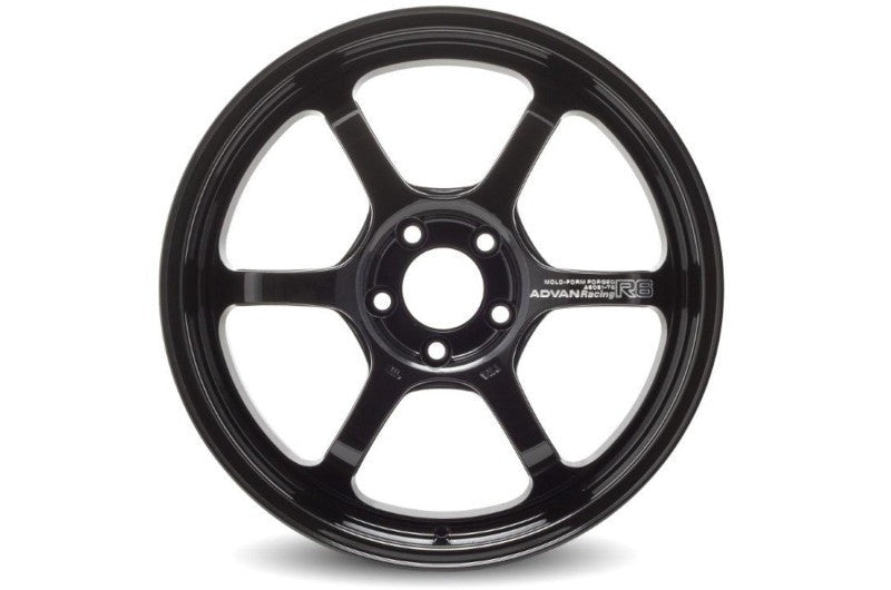 Advan R6 Racing Titanium Black 18x9.5 +45 5x100 (Single Wheel) - 2013-2023 Subaru BRZ / Scion FR-S / Toyota GR86 / 2014-2018 Subaru Forester