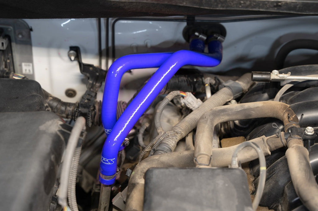 HPS Blue Reinforced Silicone Heater Hose Kit Coolant Toyota 07-11 Tundra 5.7L V8