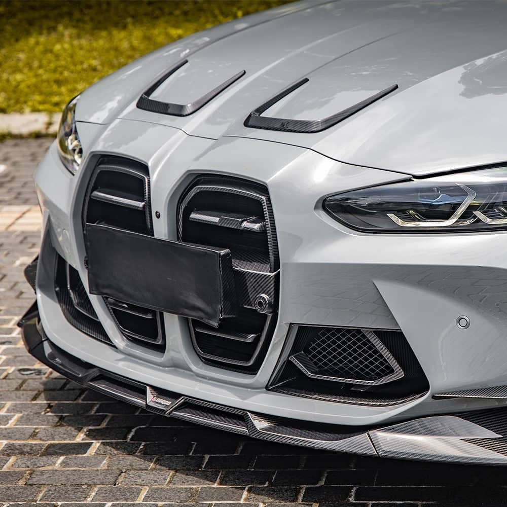 G8X SQ-X Carbon Fiber Hood Vent Trim