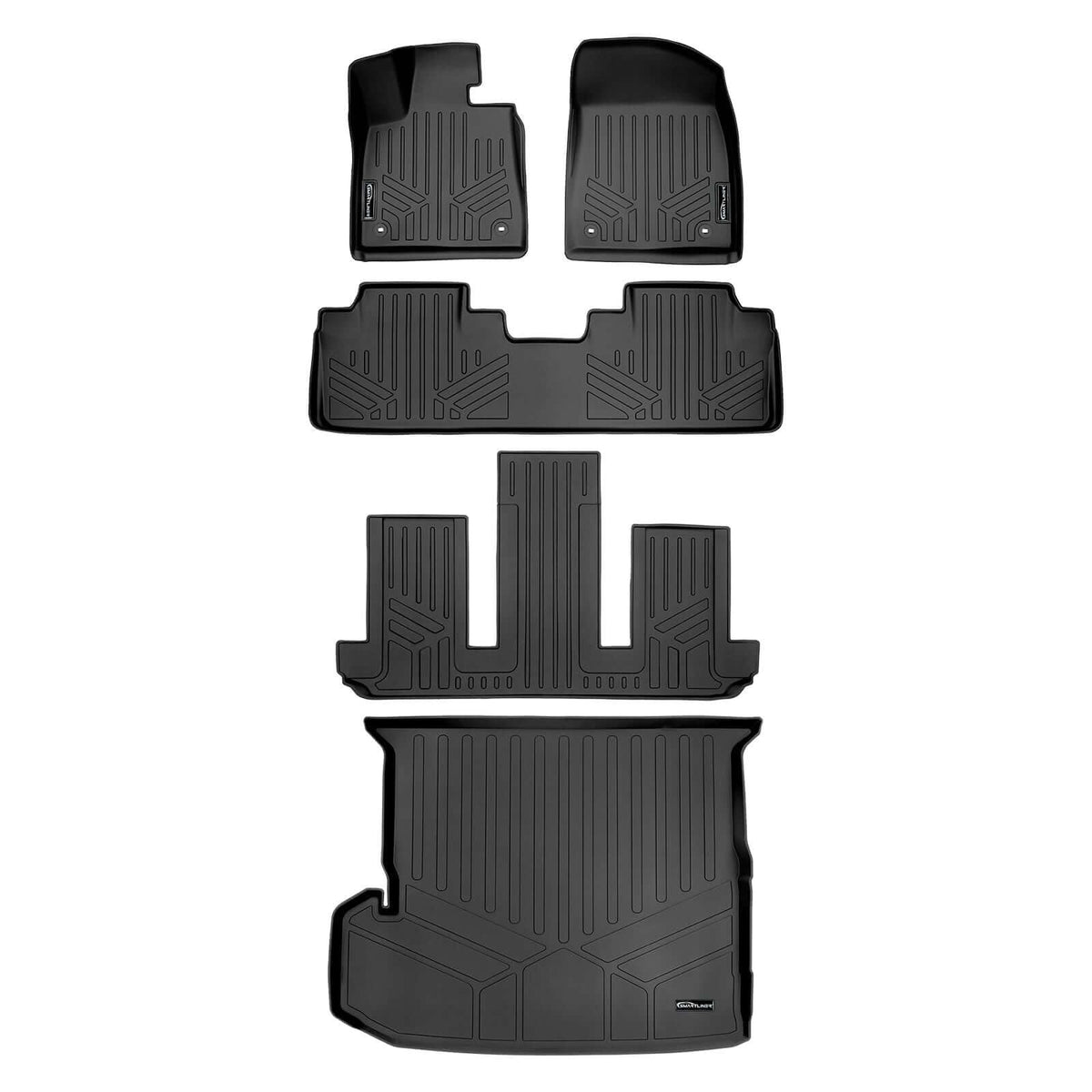 SMARTLINER Floor Liners for 2018-2022 Lexus RXL Hybrid (6 Passenger)