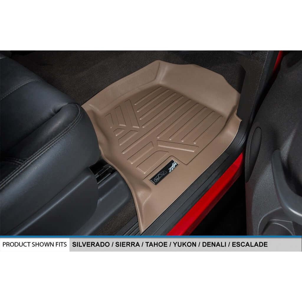 Smart TrimTM Floor Liners For 2007-2013 Silverado/Sierra 1500 Crew Cab - 2007-2014 2500/3500 HD Crew Cab