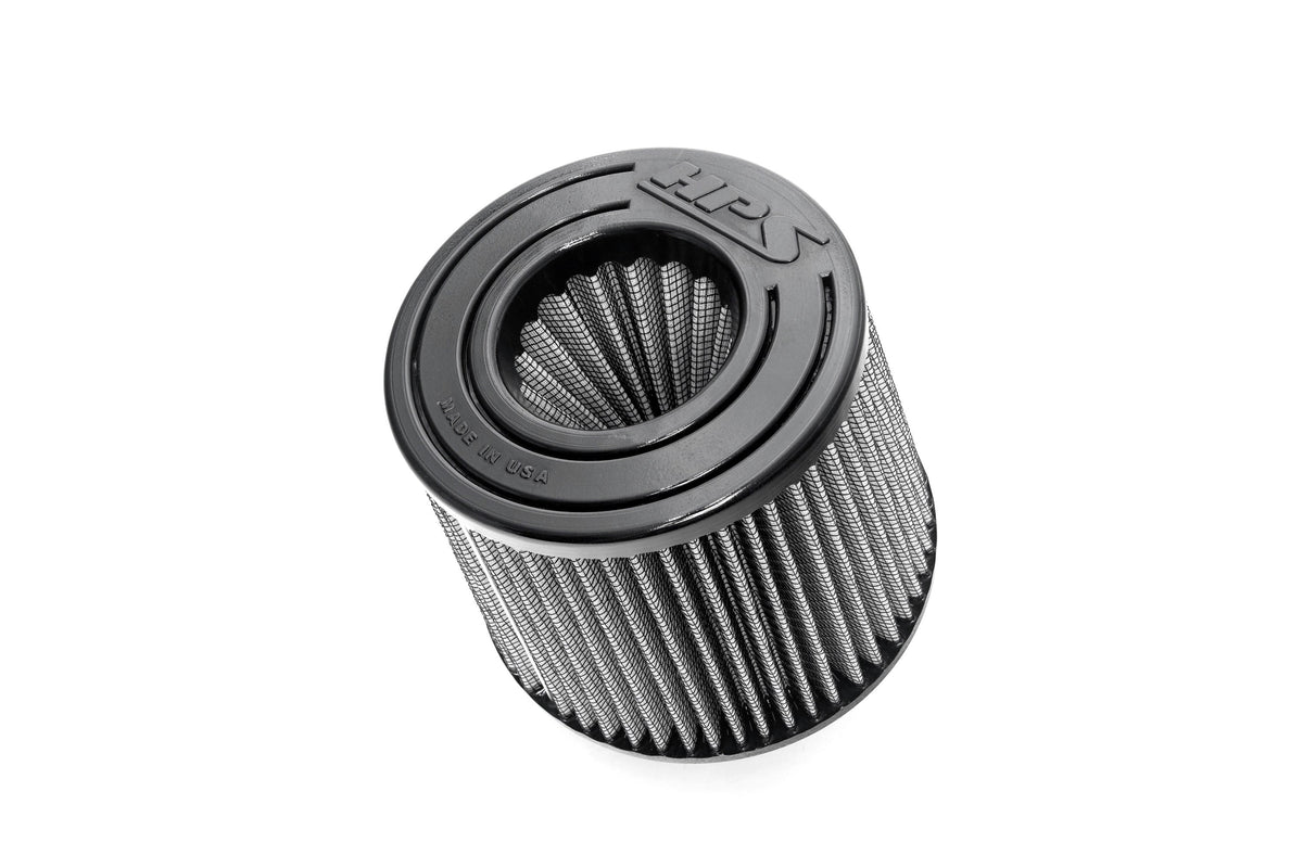 HPS Performance 2.5" Open Top Dual Cone Air Filter, 6.5" Length, HPS-4339