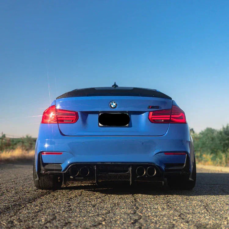 F8X Dry Carbon Fiber Rear Bumper Splitters
