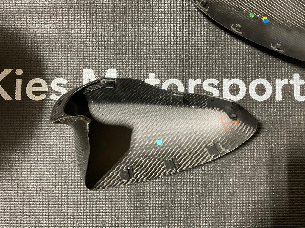 OPEN BOX - E6X/X Series/F1X Dry Carbon Fiber Mirror Caps (Blemish)