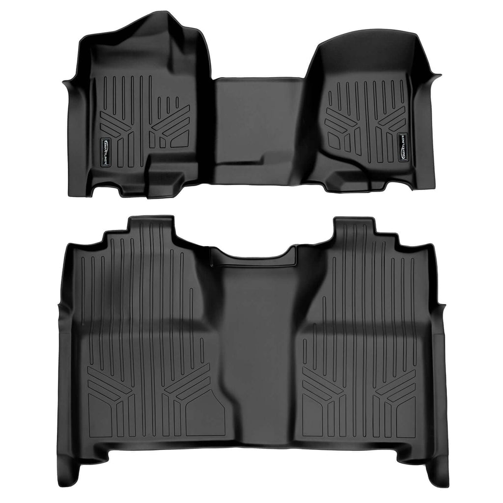Smart TrimTM Floor Liners For 2007-2013 Silverado/Sierra 1500 - 2007-2014 2500/3500 HD Crew Cabin