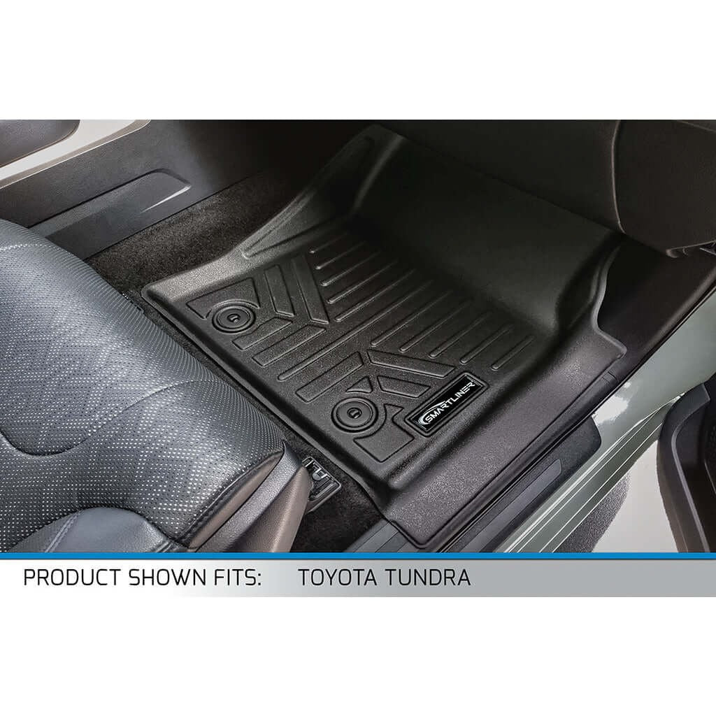 SMARTLINER Floor Liners for 2022-2026 Toyota Tundra/Tundra Hybrid (CrewMax Cab) with Underseat Storage