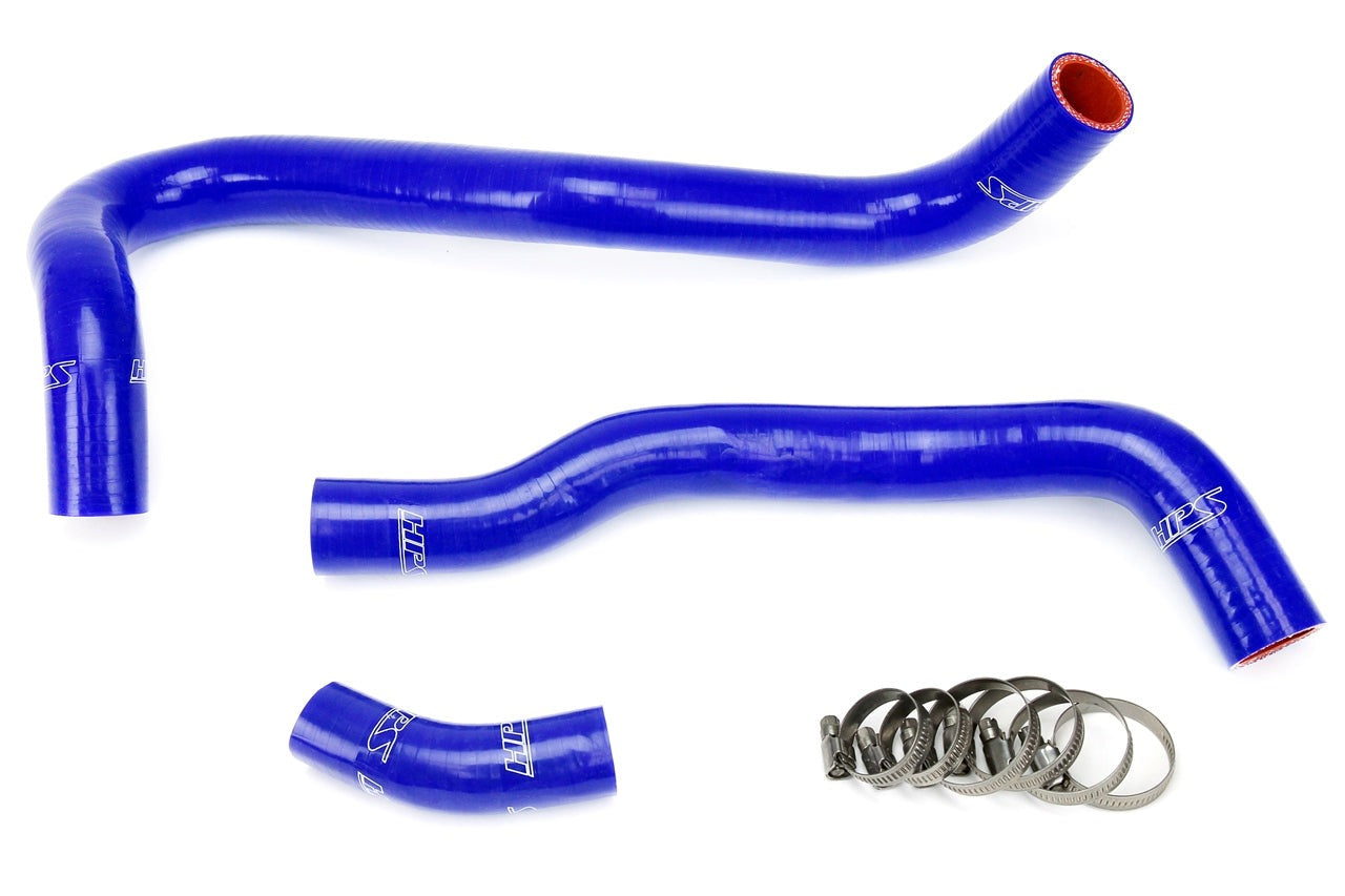 HPS Blue Reinforced Silicone Radiator Hose Kit Coolant Honda 06-11 Civic Si