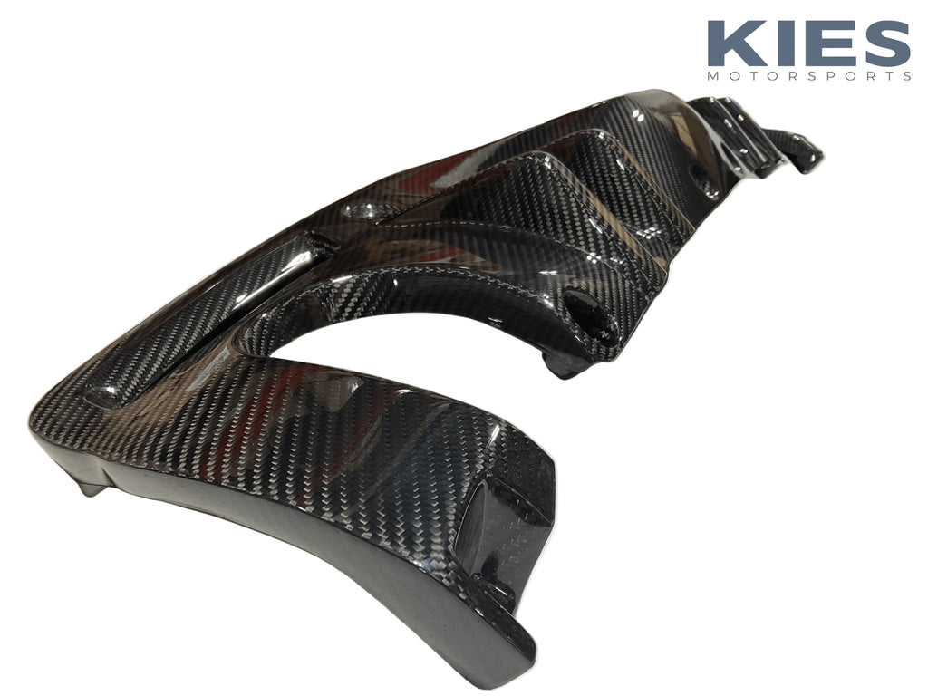 Kies 2019+ Toyota Supra (A90) 1-Piece Carbon Fiber Rear Diffuser