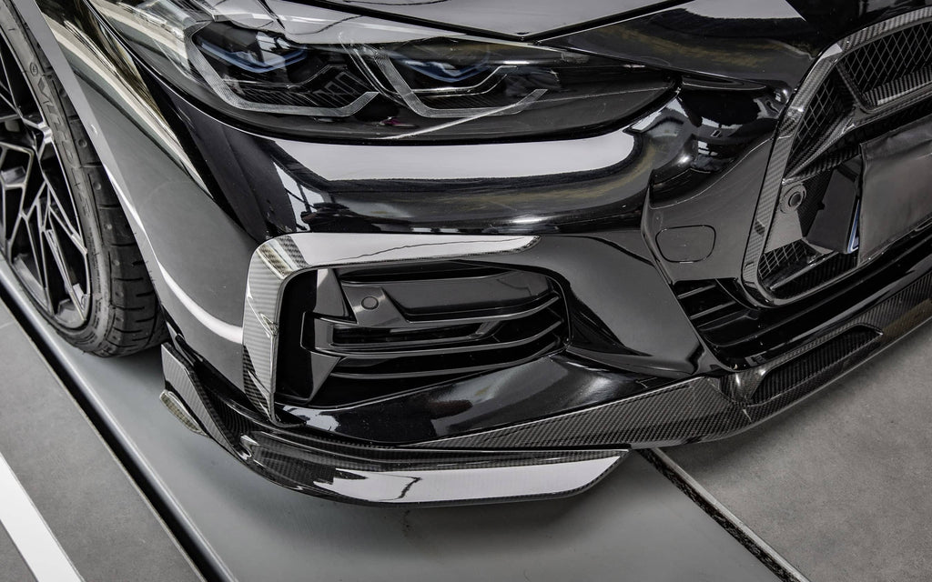 4 Series G22/G23 SQ Style Dry Carbon Fiber Front Vent Trim