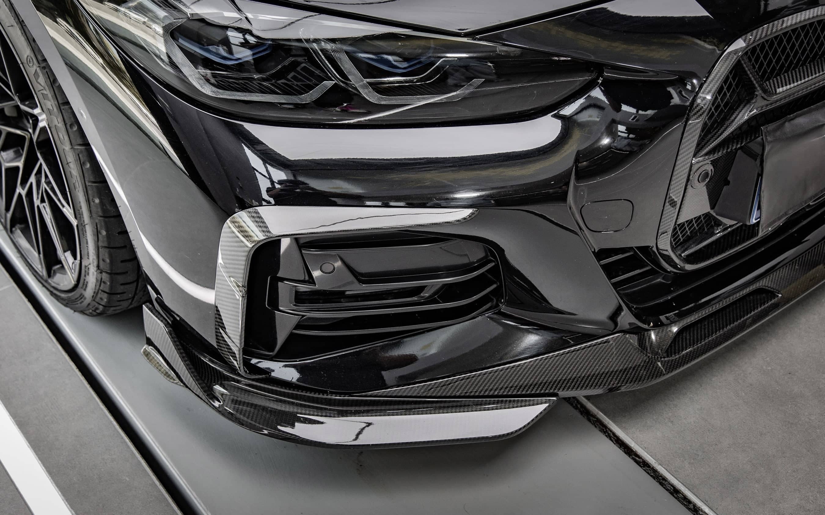 4 Series G22/G23 SQ Style Dry Carbon Fiber Front Vent Trim