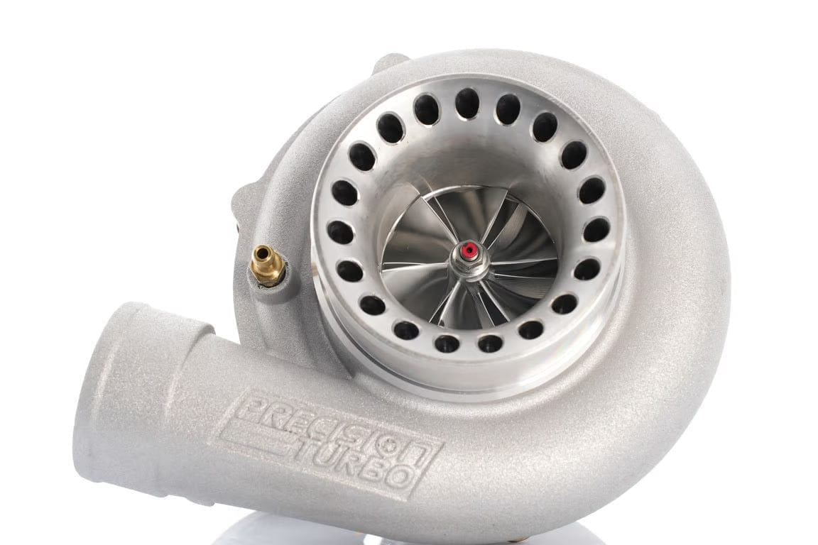 Precision Turbo & Engine GEN1 PT6266 JB SP CC W/ T4 DIVIDED INLET/V-BAND DISCHARGE .70 A/R