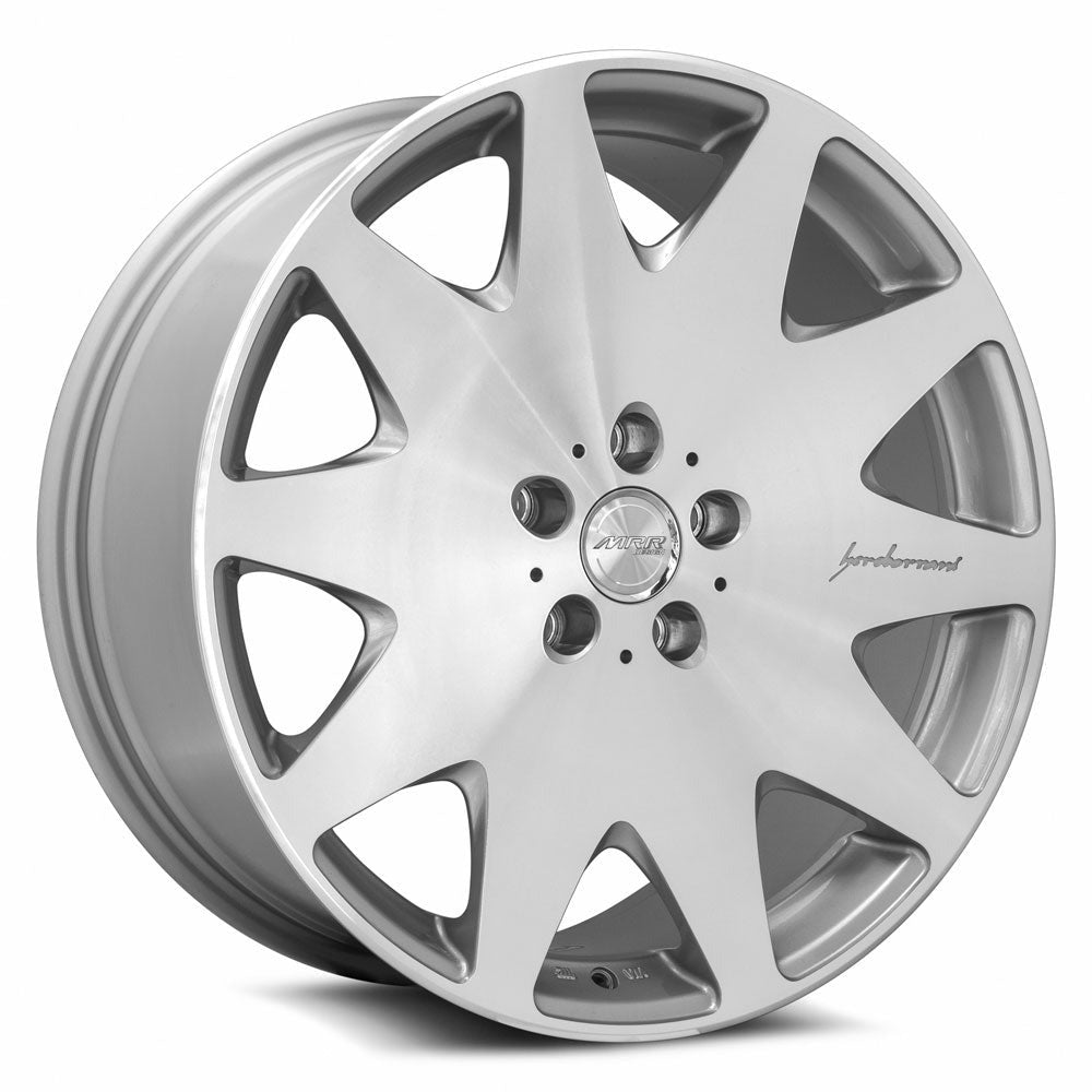MRR HR3 20" 5x112 Silver Machined Face