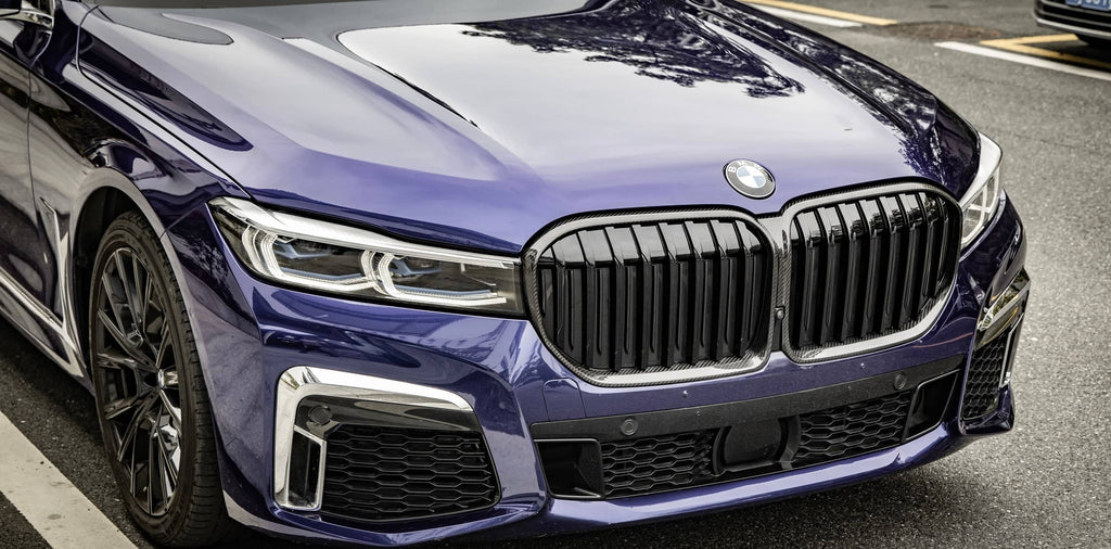 7 series G11/G12 LCI Single Slat Dry Carbon Fiber Grill