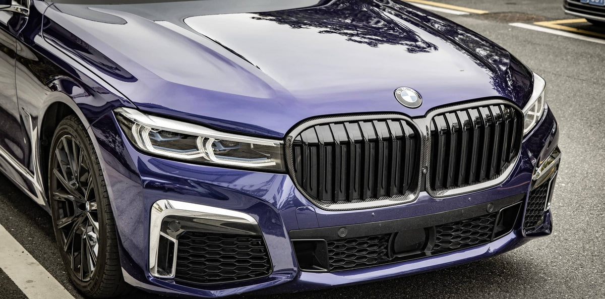 7 series G11/G12 LCI Single Slat Dry Carbon Fiber Grill