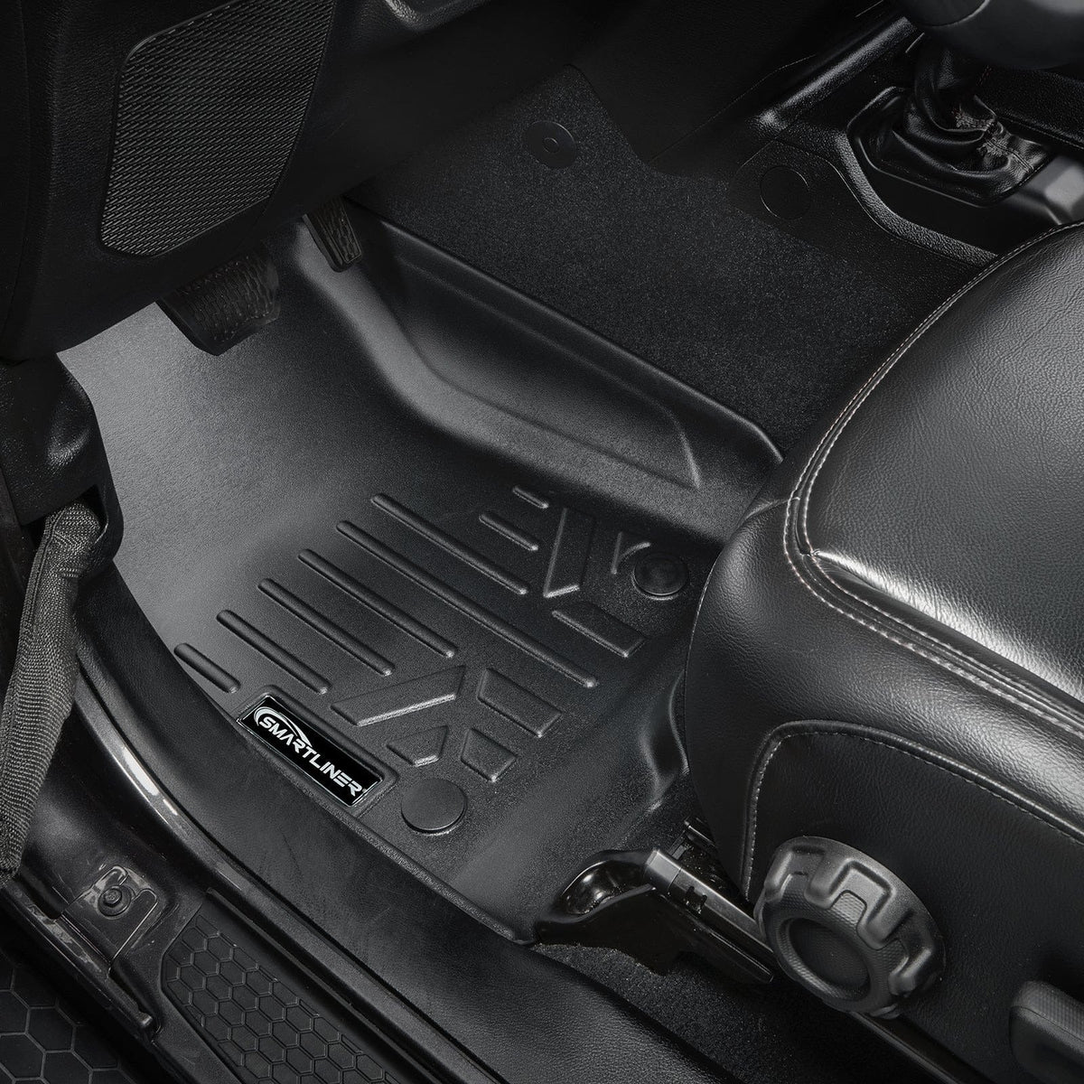 SMARTLINER Floor Liners for JL 2018-2026 Jeep Wrangler Unlimited 4-Door (JL New Body Style - not JK)
