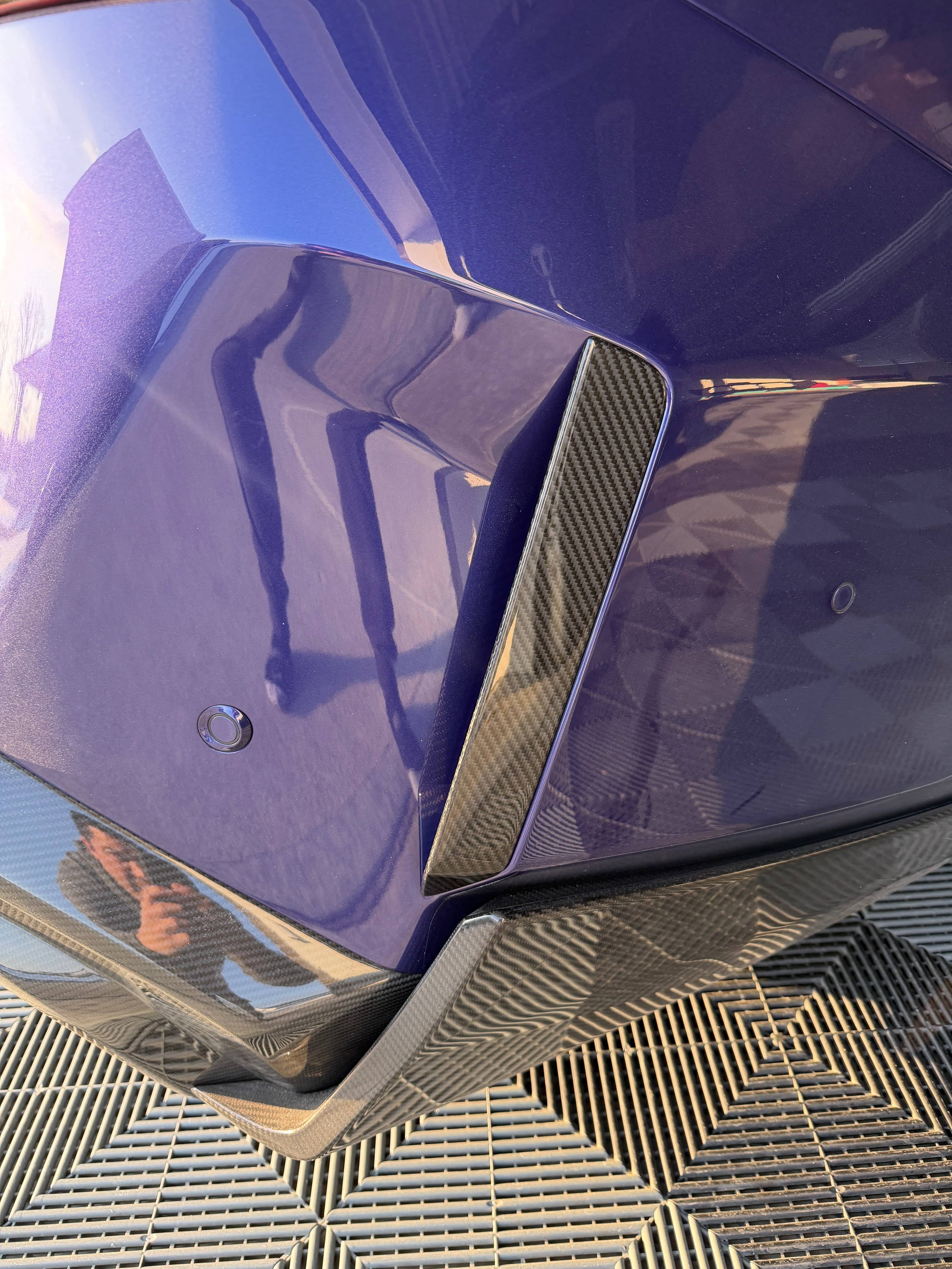 G90/G99 M5 SQ Style Dry Carbon Fiber Reflective Strips Cover Trim